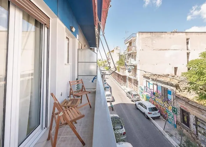 Over The Town Urban 1Br Apt. 7\' To Thiseio Metro